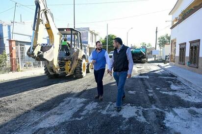 Monclova avanza con nuevas obras de recarpeteo en la Zona Centro