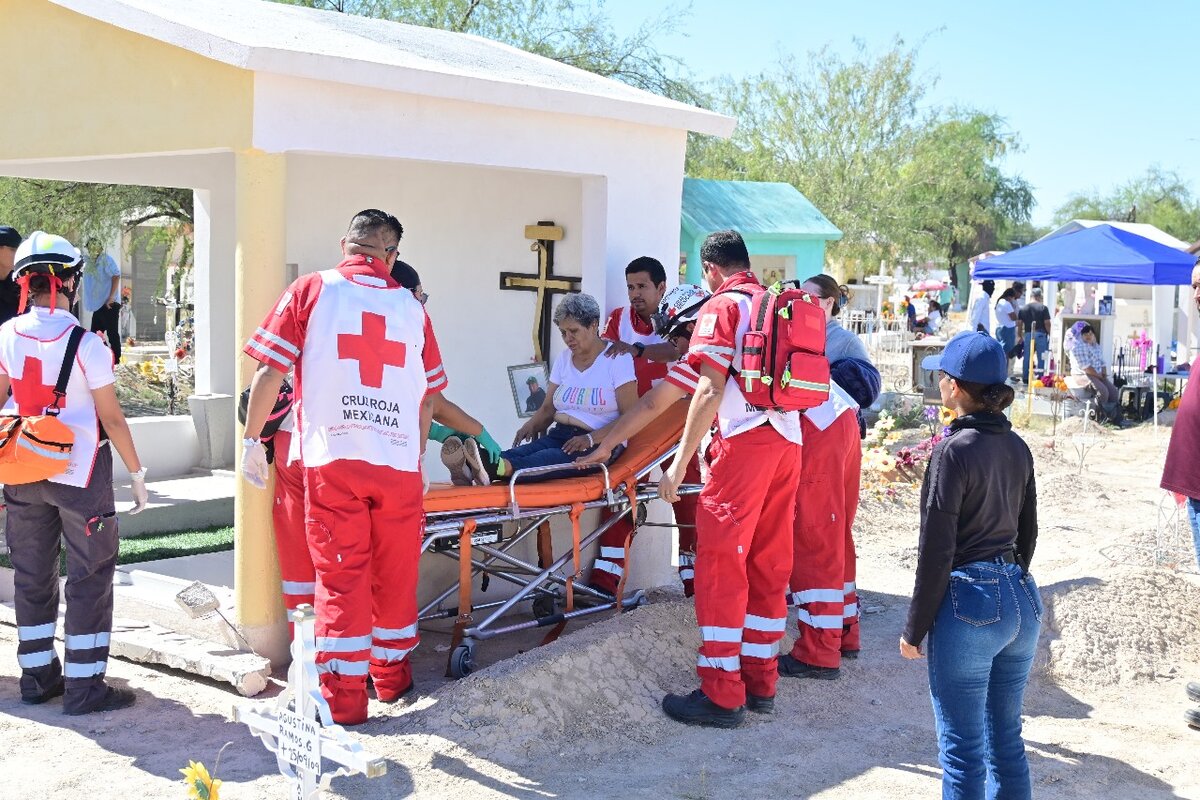seguridad: Acude la Cruz Roja en su auxilio