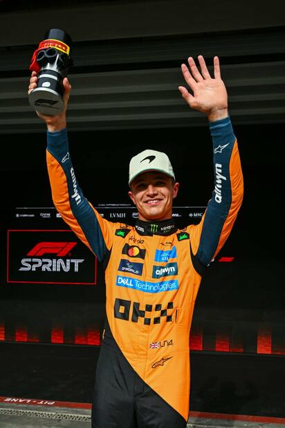 Brasil F1: Norris encabeza sprint; Verstappen fuera del top 5