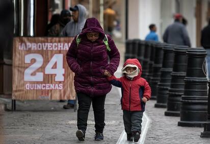 Frente frío 13 provocará heladas, lluvias y fuertes vientos en el país
