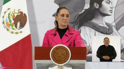 Sheinbaum responde a protesta magisterial en Palacio Nacional