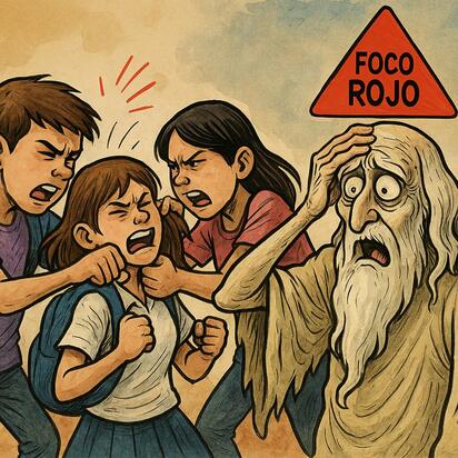 Caricatura editorial - Violencia adolescente: la alerta que encendió Piedras Negras