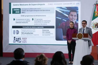 México tendrá la supercomputadora más grande de AL: Sheinbaum