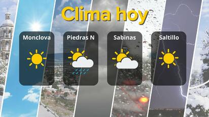 Clima en Coahuila hoy: temperaturas cálidas y cielos mayormente despejados