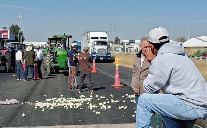 Bloqueos carreteros en 20 estados por protesta campesina