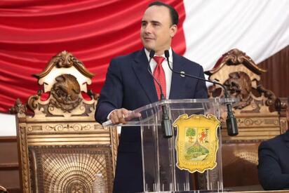 Manolo Jiménez presume niveles de seguridad en segundo informe