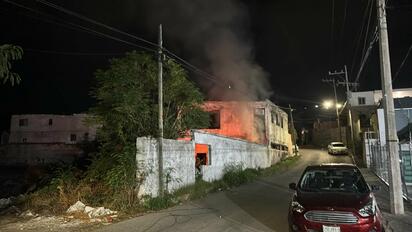 Llamas sorprenden a vecinos en la colonia Guadalupe de Monclova 