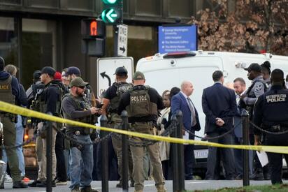 Dos agentes asesinados en tiroteo a metros de la Casa Blanca