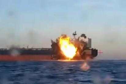 Ucrania destruye terminal de carga en el Mar Negro