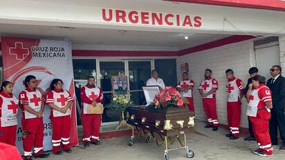 Cruz Roja Mexicana, rinde Último Pase de Lista en honor a Jorge Armando Muñoz Sánchez