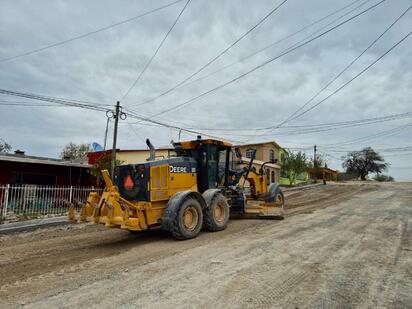 Castaños avanza en obras de pavimentación