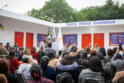 Mariana Rodríguez apertura centro de atención a mujeres en Guadalupe, NL