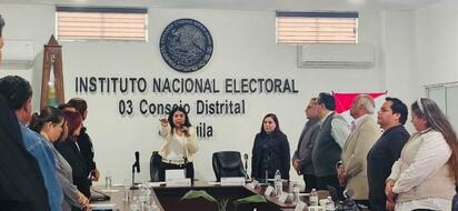 Instala INE el Consejo Distrital 03 en Monclova para iniciar el Proceso Electoral Local 2025-2026