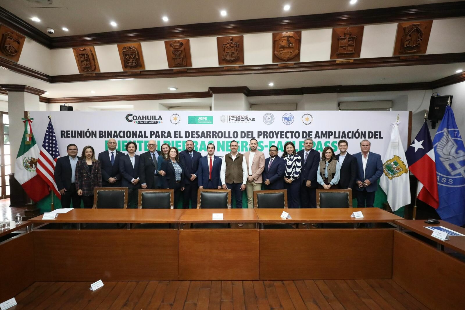 Coahuila: La reunión bilateral fue para impulsar el proyecto tan necesario.  