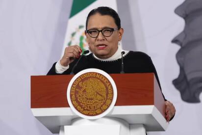 Rosa Icela defiende a Sheinbaum y muestra 74% de aprobación