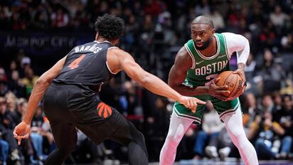 Los Celtics superan a los Raptors y ganan su quinto partido consecutivo