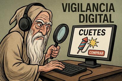 Caricatura editorial - Ni un cuete sin detectar