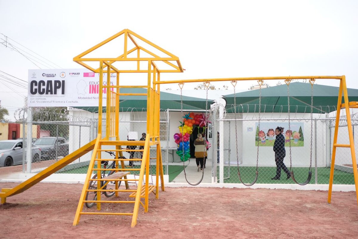 región: La obra se realizó en la colonia Occidental en beneficio d ela niñez.