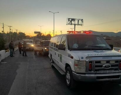 Choque por alcance sobre la Carretera 57 Norte deja solo daños materiales