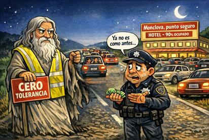 Caricatura editorial - El camino ya cambió
