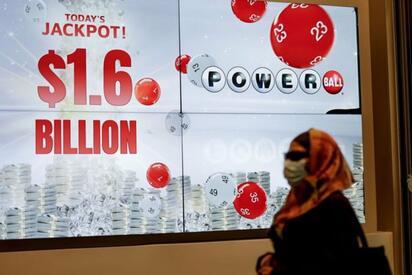 Jugador gana 1.800 millones de dólares en lotería navideña en EE.UU.