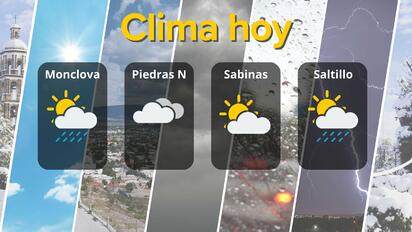 Clima invernal con viento intenso y lluvias aisladas en municipios de Coahuila