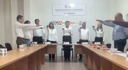 Instalan Comité Distrital Electoral 03 en Sabinas rumbo al proceso electoral