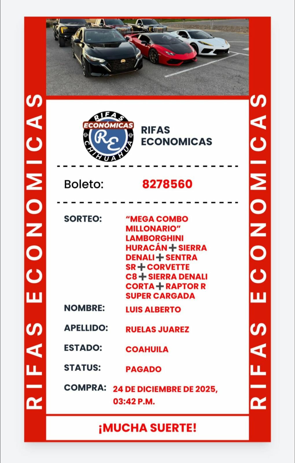 sorteo
