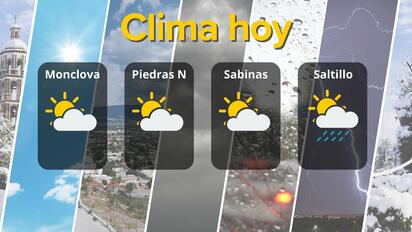 Clima estable y fresco este 13 de enero en Coahuila