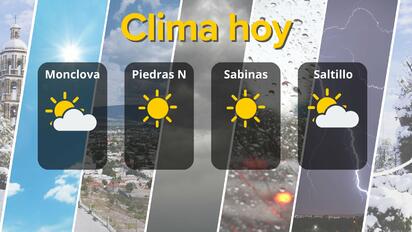 Ambiente fresco y vientos moderados marcarán el clima en Coahuila 