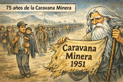 Caricatura editorial - Setenta y cinco años de una herida abierta