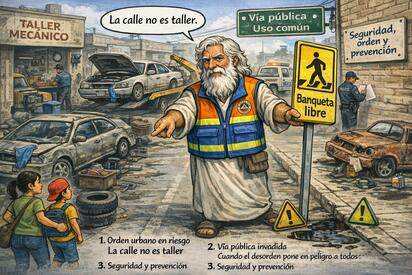Caricatura editorial - Cuando el desorden pone en peligro a todos