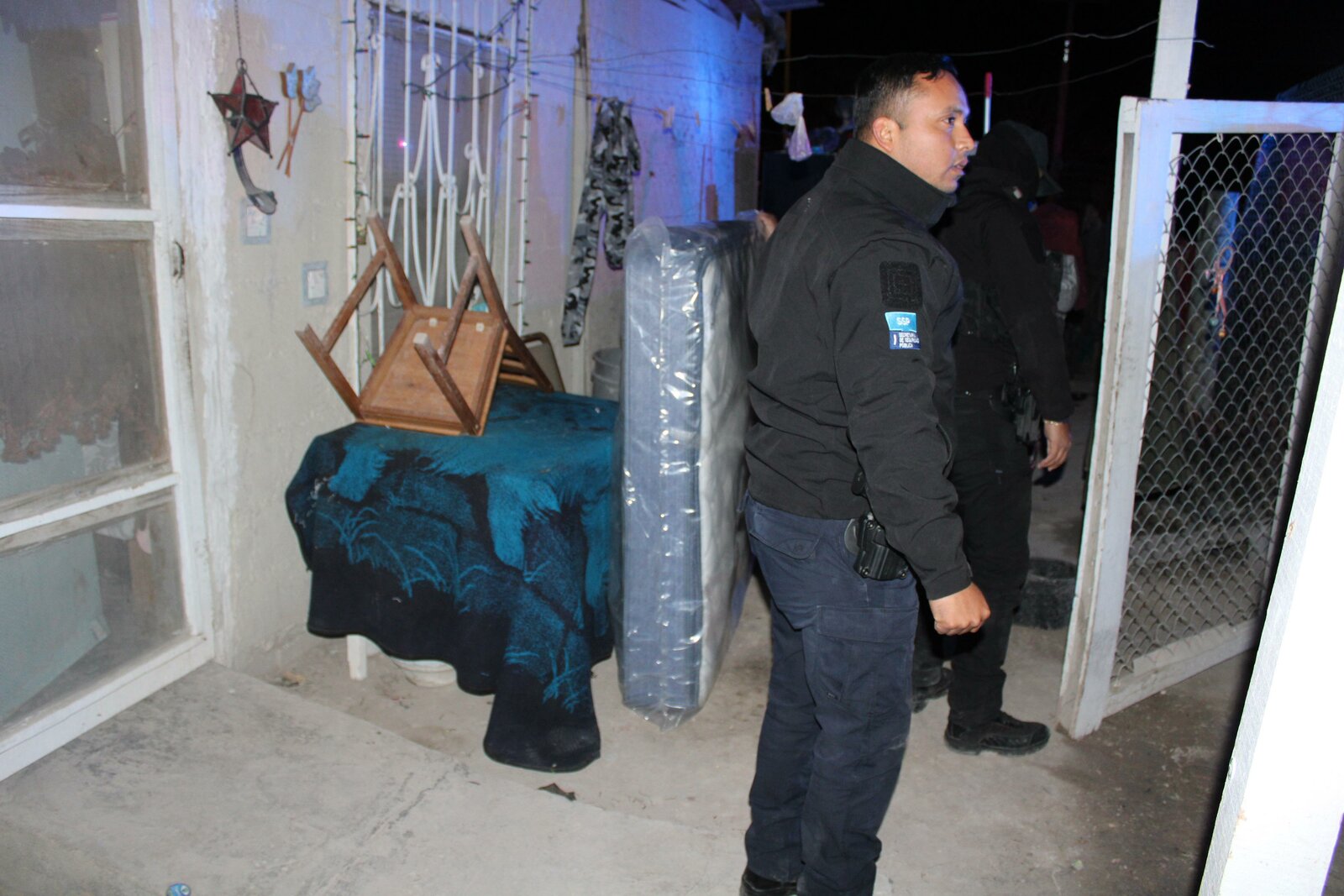 apoyo: El auxilio se realizó en una vivienda ubicada en la calle Callejón del Olvido número 2015.