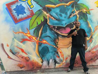 Ruta Pokémon: arte urbano que rescata espacios olvidados