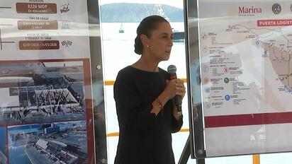 Claudia Sheinbaum inaugura Museo Subacuático en San Carlos, Sonora
