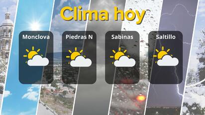 Clima estable y templado predomina hoy 2 de febrero en Coahuila