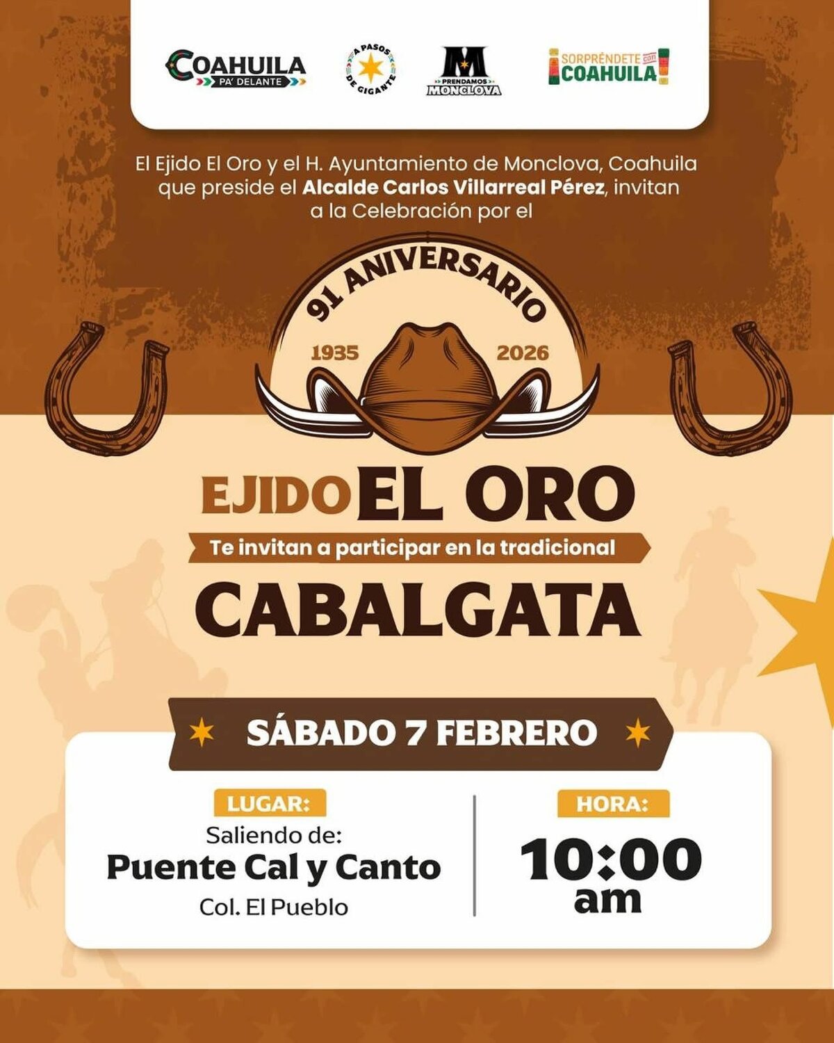 Aniversario Ejido El Oro