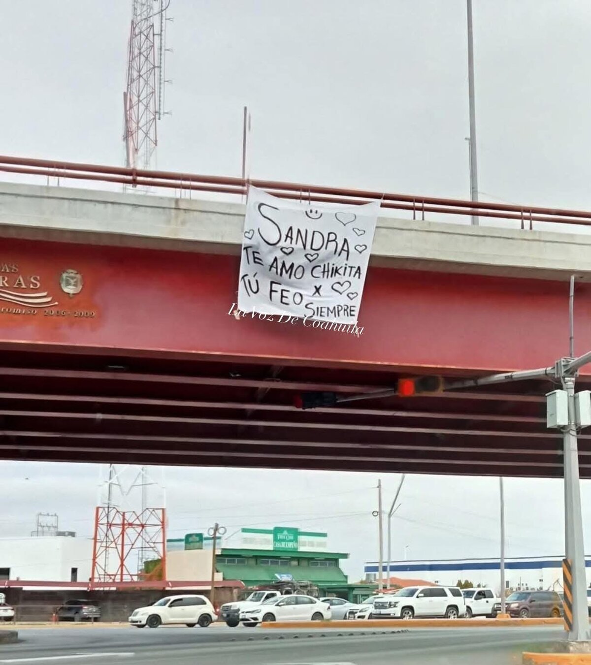 Declaran su amor desde las alturas en la Román Cepeda