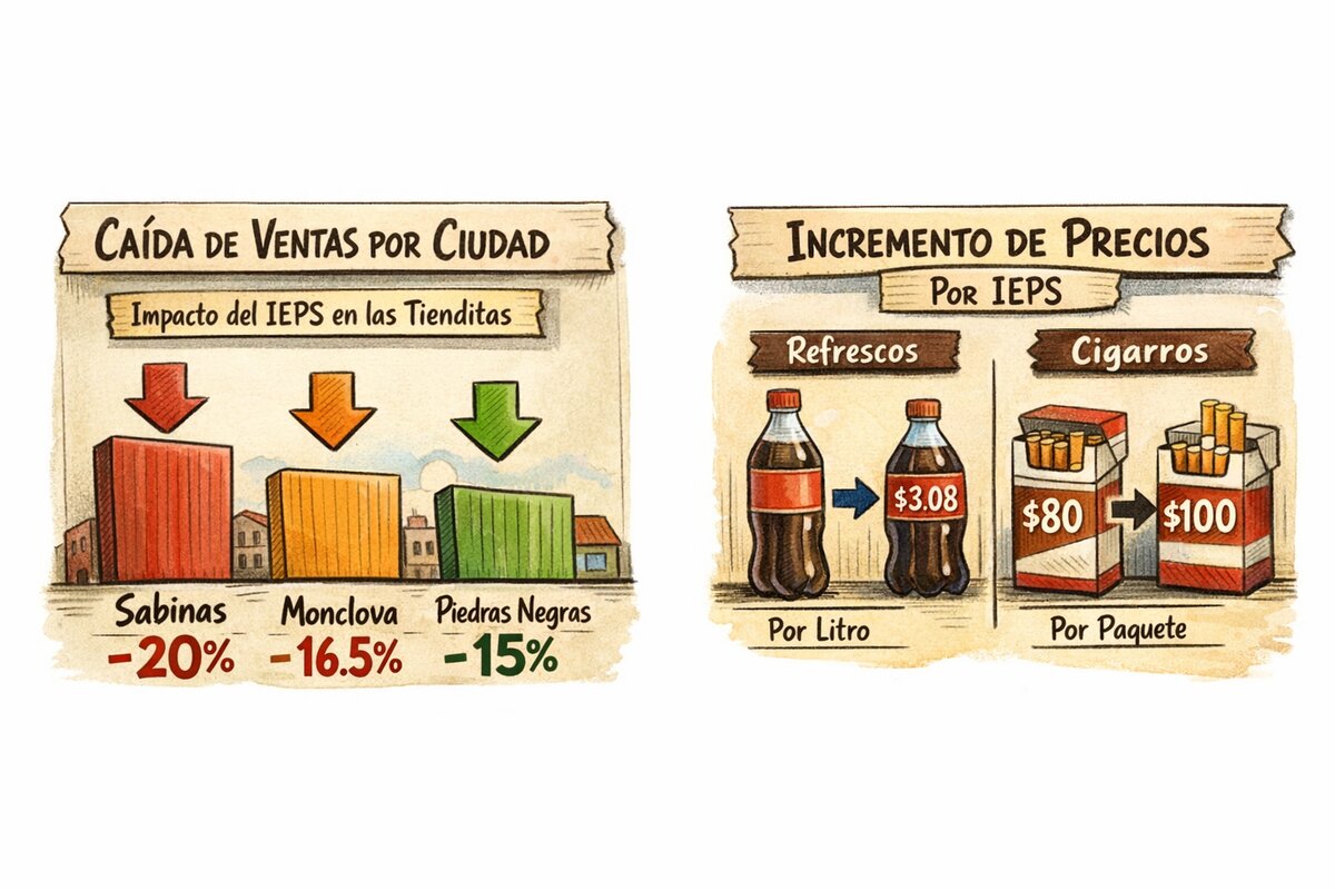 IEPS aprieta el consumo: tienditas resisten con ventas a la baja