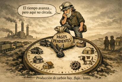 Economía lenta en Región Carbonífera por retrasos de CFE