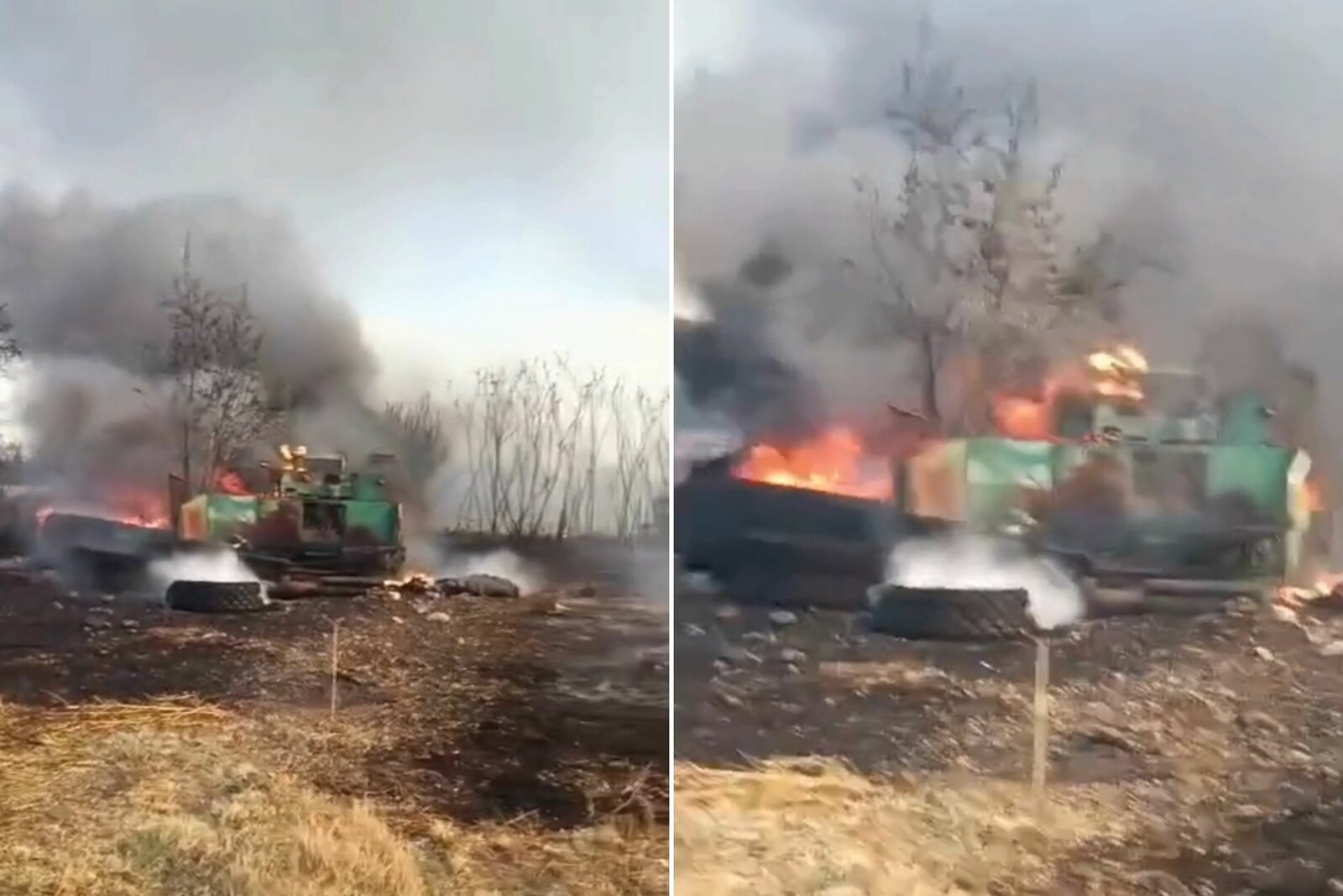 Explota pipa con chapopote en predio de Ramos Arizpe; descartan siniestro al interior de empresa