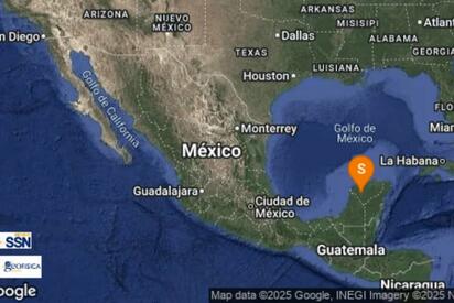 Sismo de 3.7 se registra en el sur de Yucatán