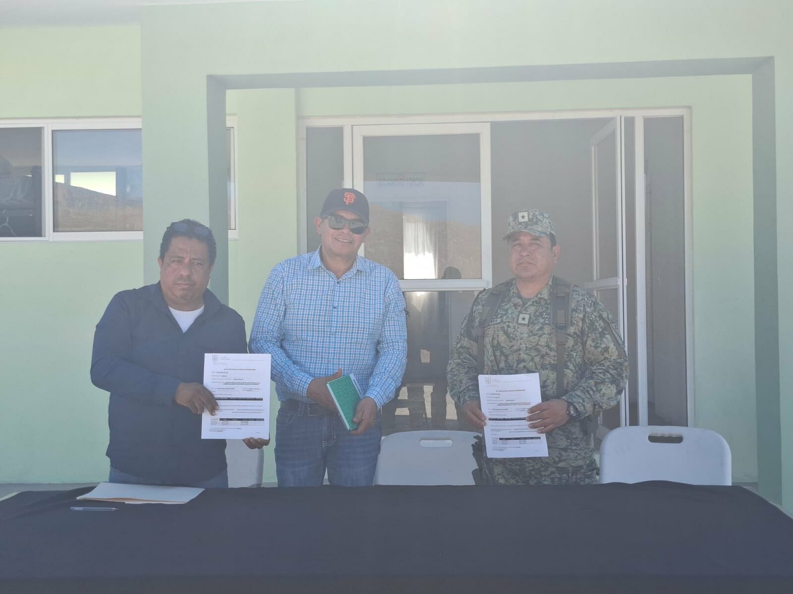 Autoridades supervisan cuarteles militares en El Melón y Boquillas, Múzquiz