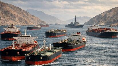 Petróleo se estabiliza mientras barcos esperan cruzar Ormuz