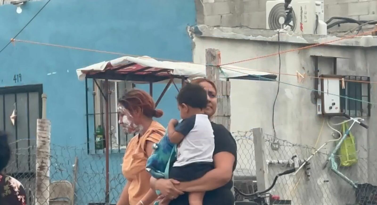 Agresion : El incidente fue reportado por vecinos de la calle Alfredo Breceda