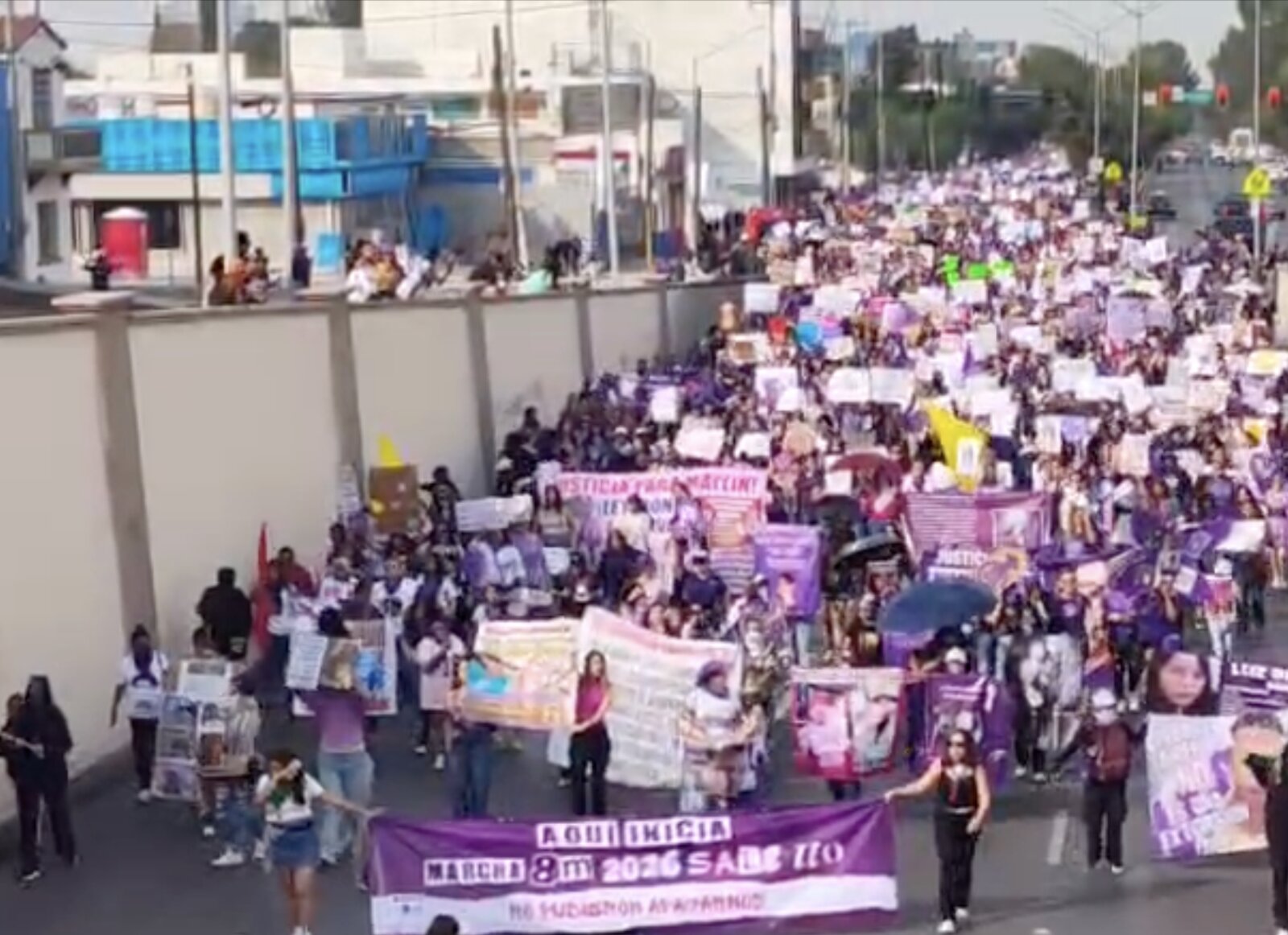 Movilización: Colectivos y familias exigen alto a la violencia de género y a la conducta machista.