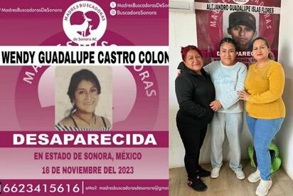 Wendy Castro, desaparecida desde 2023, es hallada con vida en Hermosillo