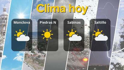 Clima en Coahuila: temperaturas altas y vientos intensos