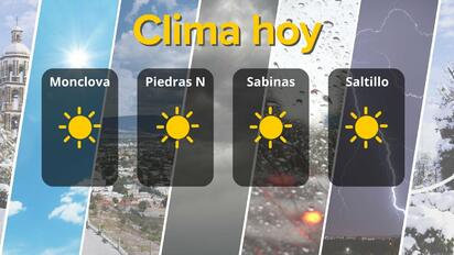 Clima en Coahuila: cielo soleado y vientos moderados hoy 18 de marzo