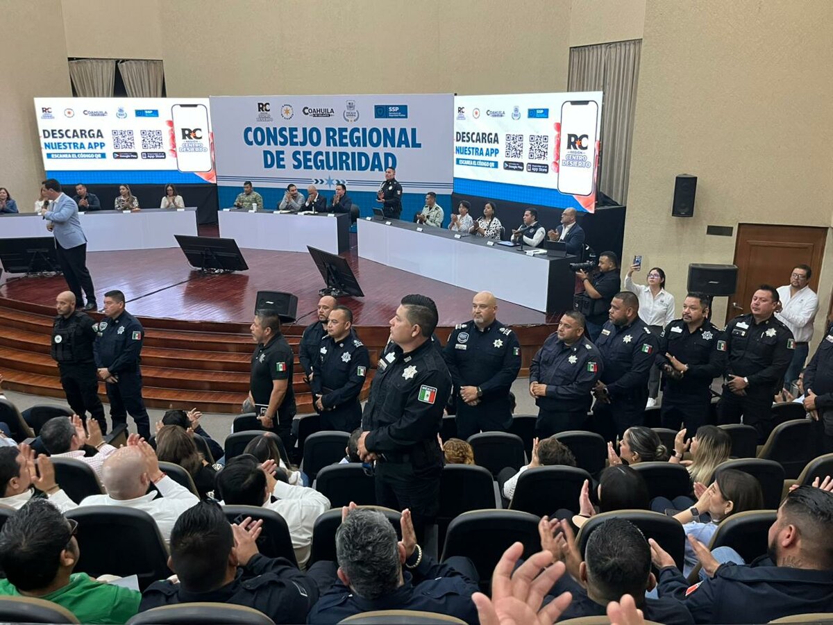 Coordinación y fortalecimiento policial marcan estrategia de seguridad en Monclova